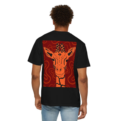 Vibrant Giraffe Graphic Tee, Unisex T-shirt, Gift for Animal Lovers, Casual Wear, Nature-Themed Apparel, Unique Graphic Shirt