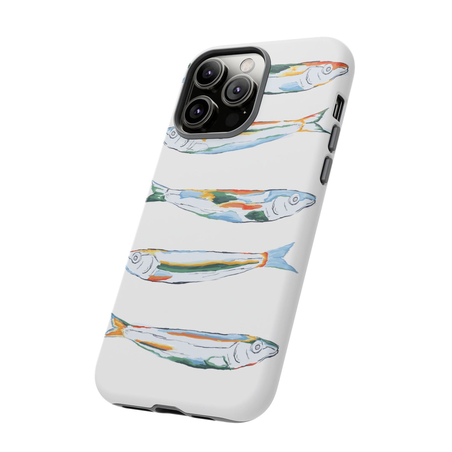 Tough Cases – Artistic Fish Design Phone Case, Unique Gift for Aquatic Lovers, Perfect for Birthdays, Holidays, and Everyday Use, Quirky Cases, Fun Phone Cases