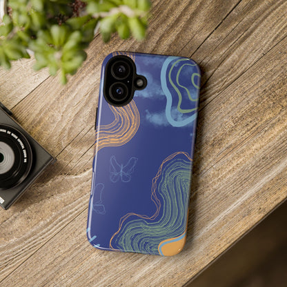 Artistic Phone Case, Abstract Phone Cover, Gift for Her, Modern Design, Boho Phone Case, Unique Phone Accessories