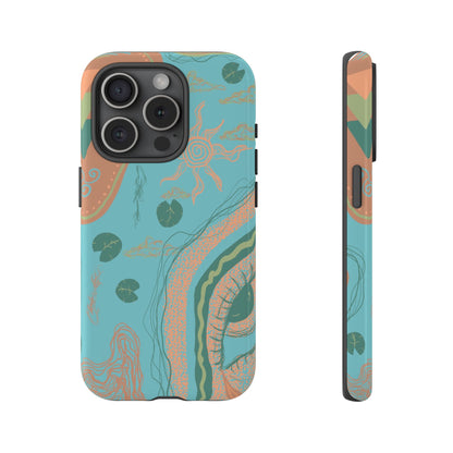 Whimsical Phone Case with Artistic Ocean Design, Floral Phone Cover, Unique Gift for Nature Lovers, Eco-Friendly Cell Accessories, [...]