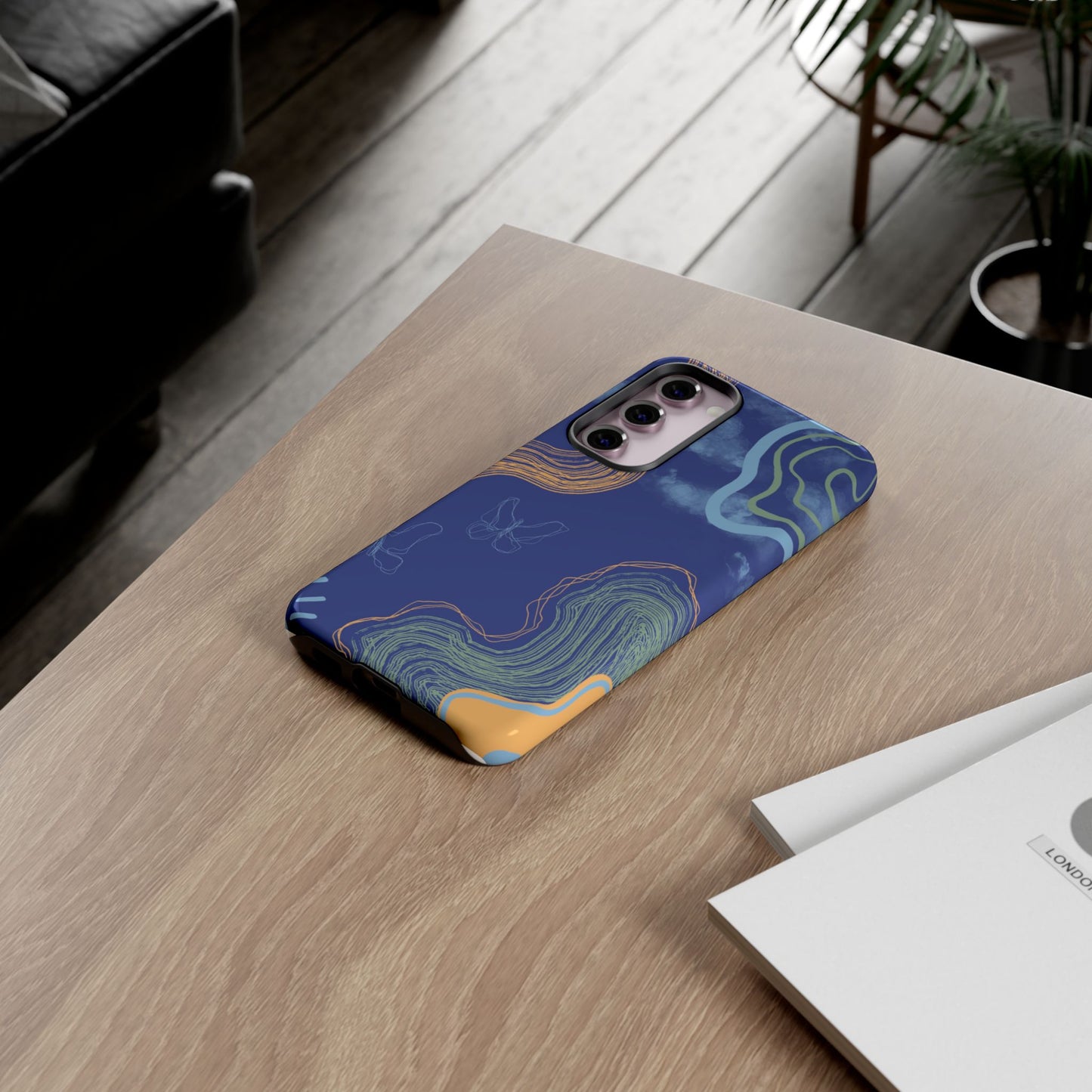 Artistic Phone Case, Abstract Phone Cover, Gift for Her, Modern Design, Boho Phone Case, Unique Phone Accessories