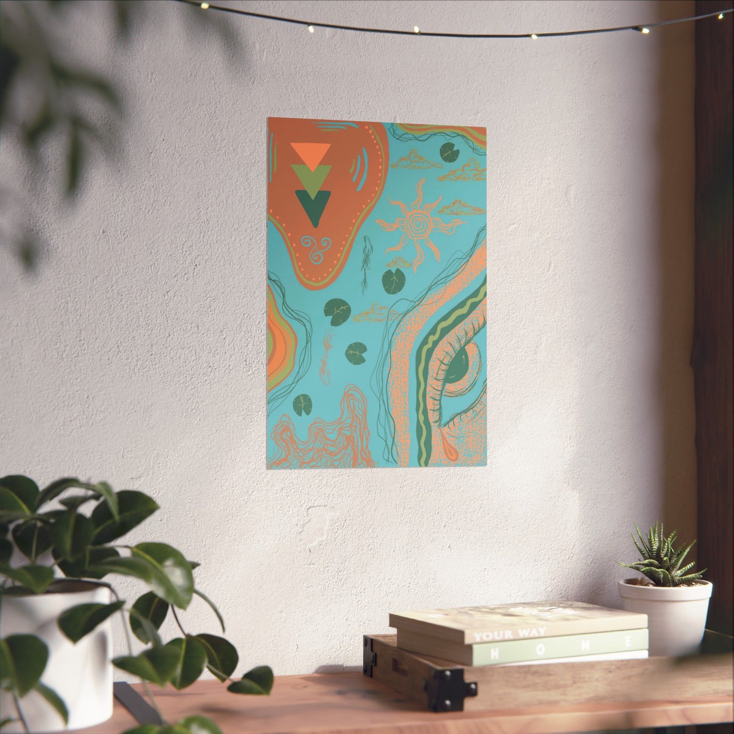 Bohemian Matte Vertical Posters, Wall Art Decor, Home Decoration, Gift for Art Lovers, Aesthetic Room Decor, Unique Wall Art