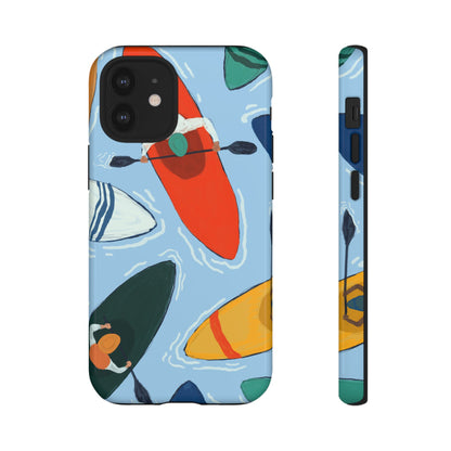 Kayak Phone Case - Tough Cases for Outdoor Enthusiasts, Birthday Gifts, Adventure Gear, Kayaking Accessories, Nature Lover Decor, Artsy Phone Cases