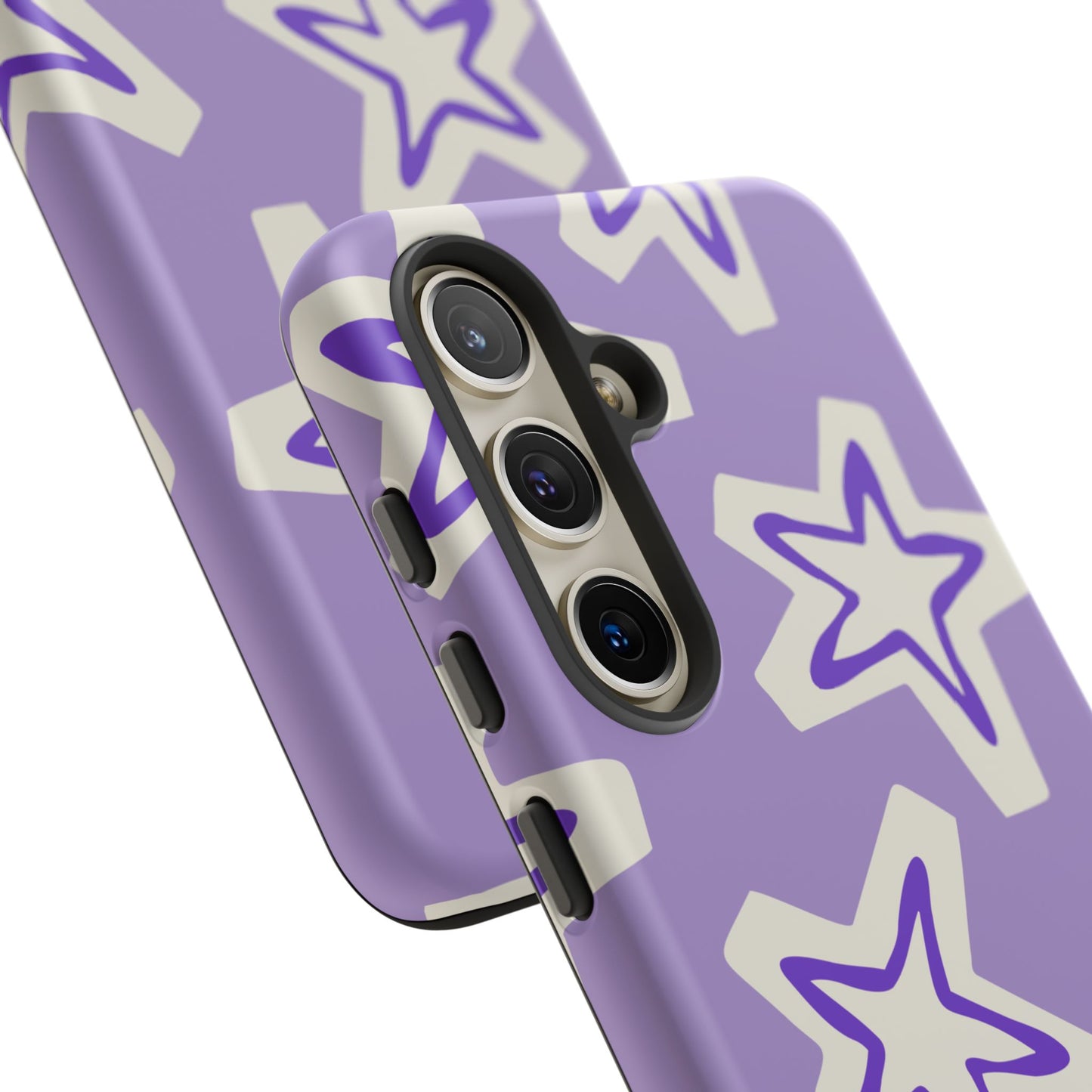Starry Pattern Phone Case, Cute Star Design, Tough Phone Cover, Gifts for Her, Stylish Phone Accessory