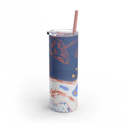 Artistic Skinny Tumbler | Unique 20oz Travel Mug | Eco-Friendly Hydration | Perfect Gift for Coffee Lovers, Art Enthusiasts, [...]