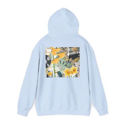 Lotus Flower Unisex Hoodie: Cozy Sweatshirt, Gift for Yoga Lovers, Meditation Apparel, Casual Streetwear, Nature-Inspired Wear, Artsy Collage, Cool Crewnecks
