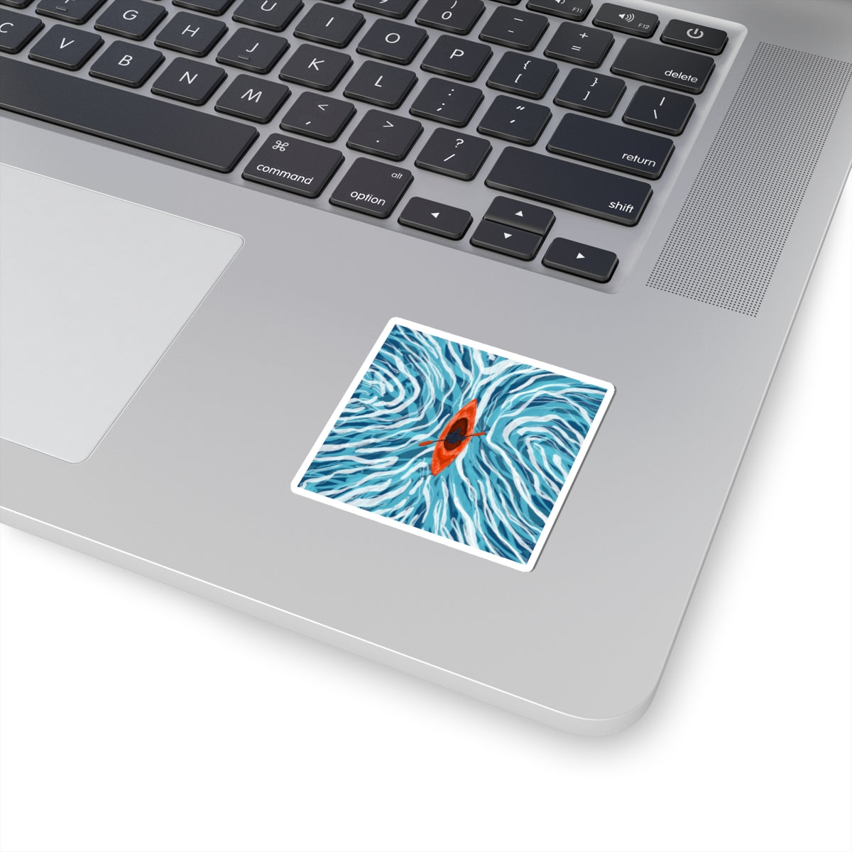 Aquatic Adventure Kiss-Cut Stickers | Kayaking Vibe, Perfect for Water Lovers, Laptop Decor, Travel, and Gift Ideas