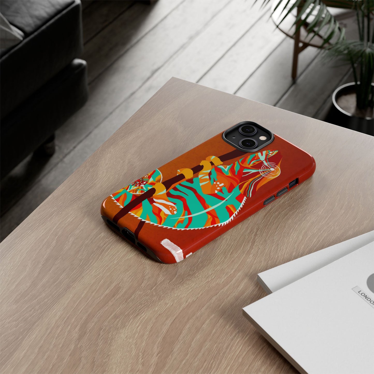 Chameleon Phone Case - Vibrant Artistic Design, Tough Cases for Animal Lovers, Unique Gift, Eco-Friendly Protection