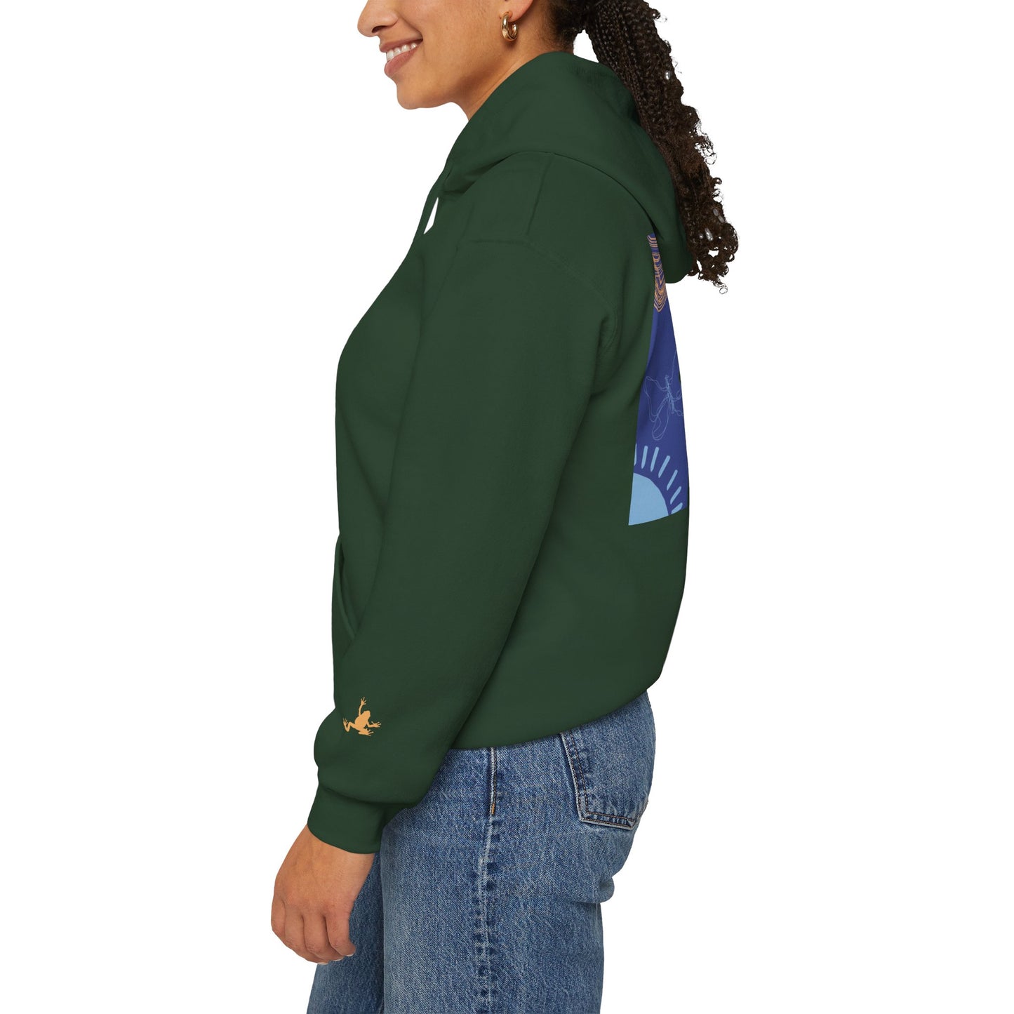 Unisex Heavy Blend™ Hooded Sweatshirt - Cozy Everyday Comfort, Perfect Gift for Nature Lovers and Art Enthusiasts