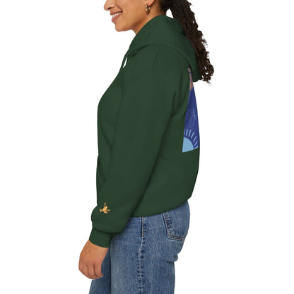 Unisex Heavy Blend™ Hooded Sweatshirt - Cozy Everyday Comfort, Perfect Gift for Nature Lovers and Art Enthusiasts