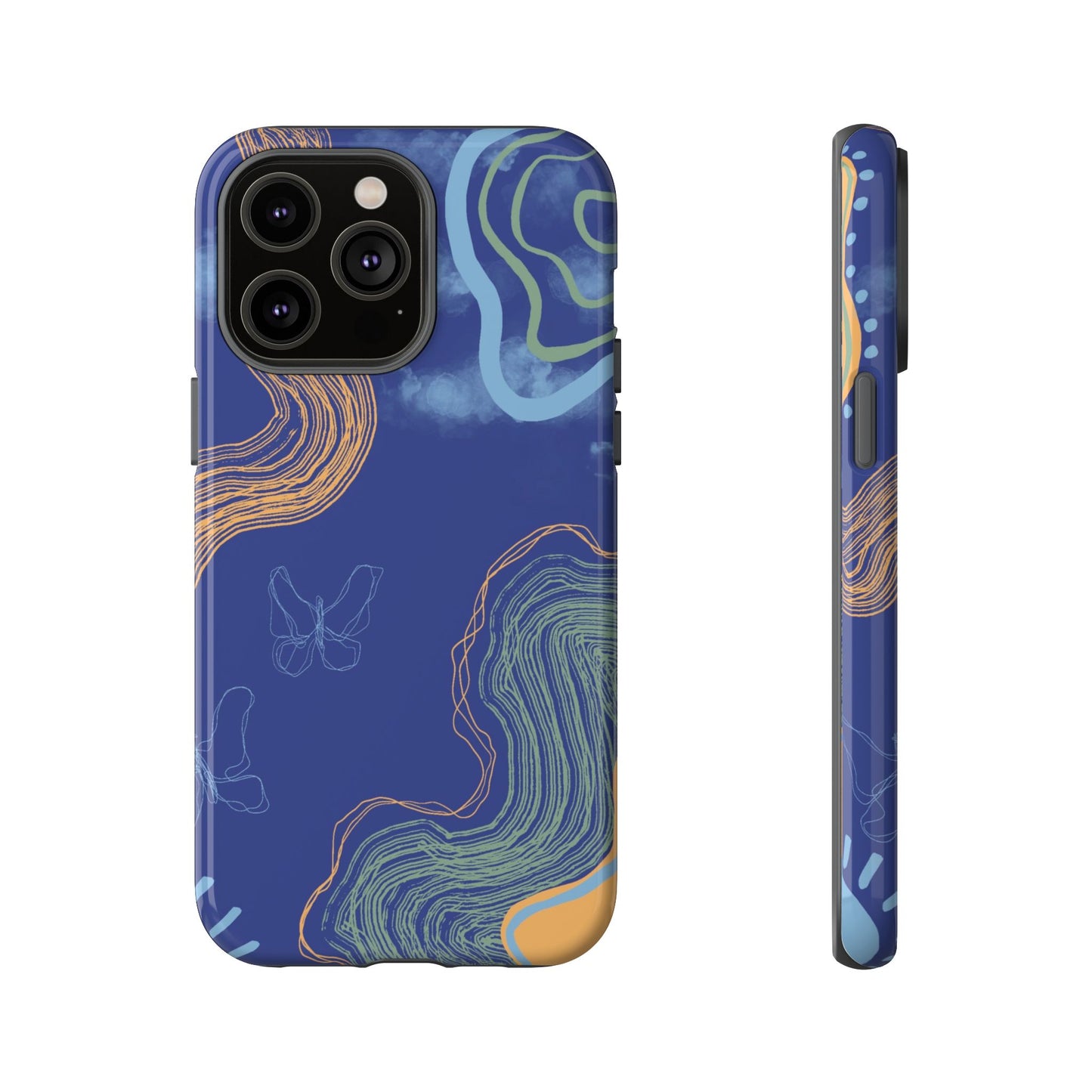 Artistic Phone Case, Abstract Phone Cover, Gift for Her, Modern Design, Boho Phone Case, Unique Phone Accessories