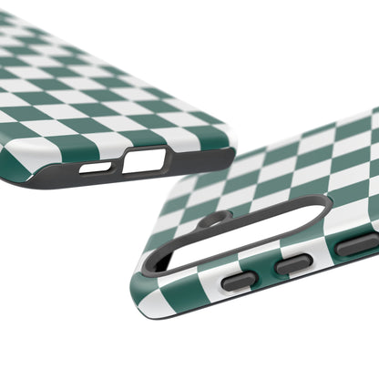 Stylish Checkered Phone Case, Protective Cover, Unique Gift, Trendy Accessory, Customizable Design, Ideal for All Ages