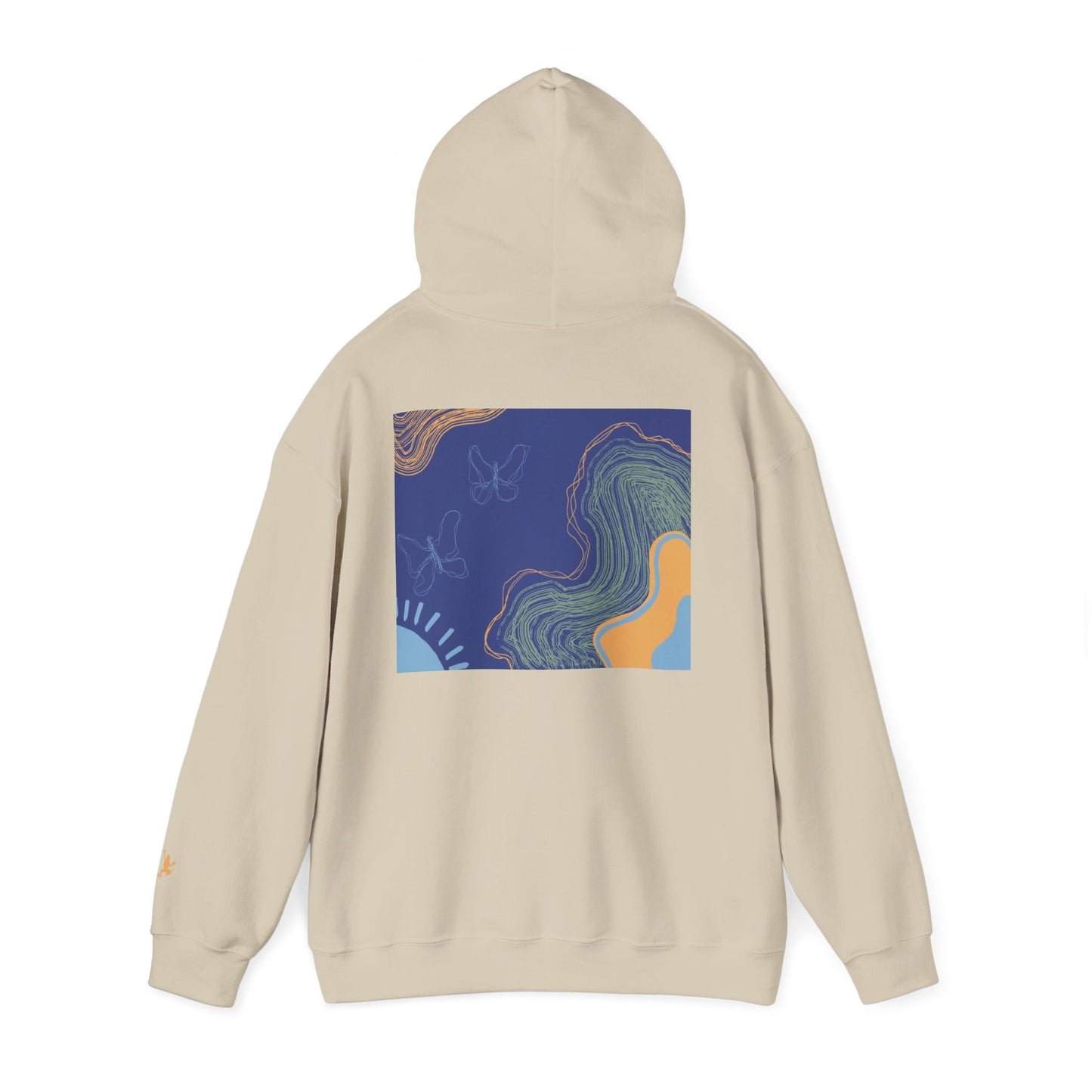 Unisex Heavy Blend™ Hooded Sweatshirt - Cozy Everyday Comfort, Perfect Gift for Nature Lovers and Art Enthusiasts