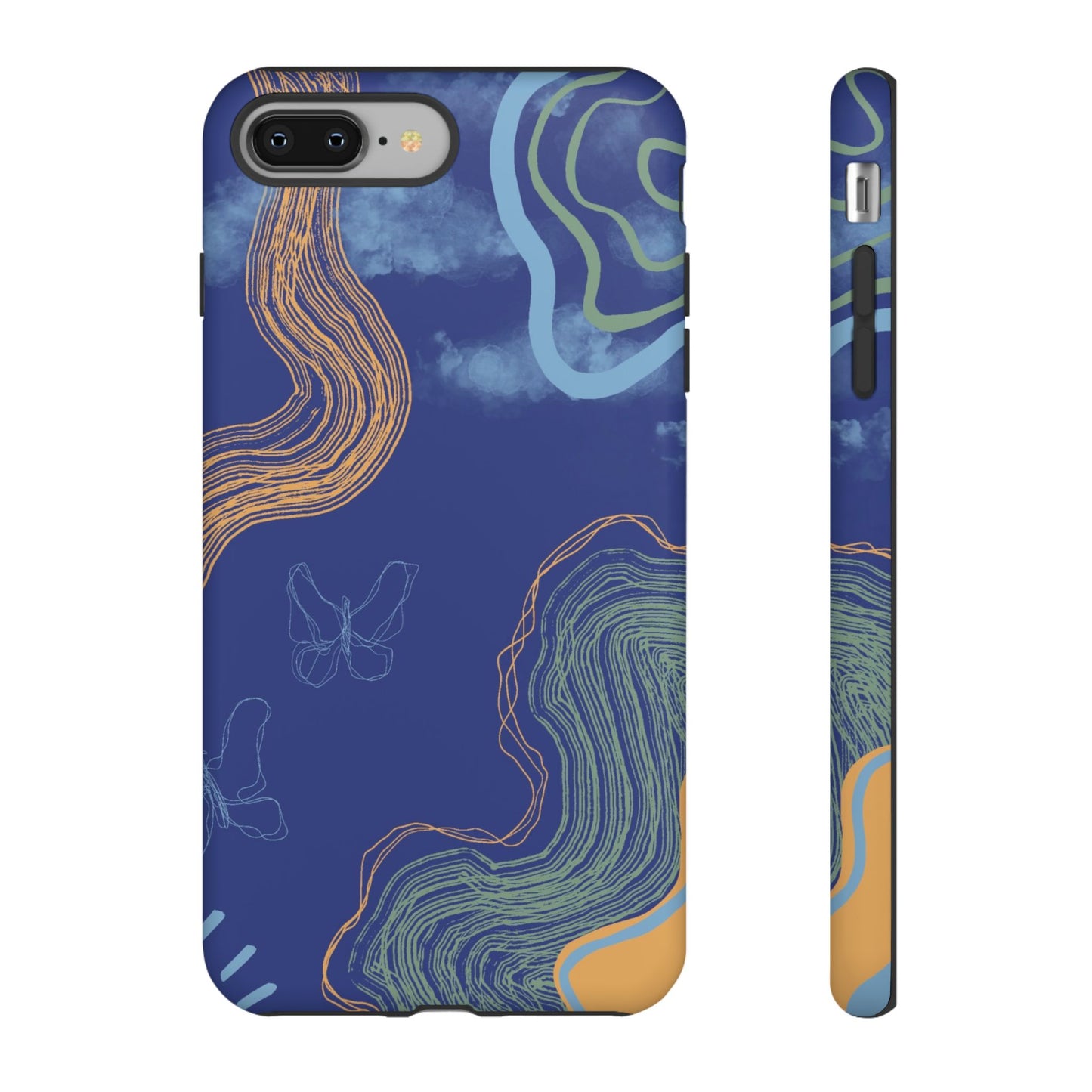 Artistic Phone Case, Abstract Phone Cover, Gift for Her, Modern Design, Boho Phone Case, Unique Phone Accessories