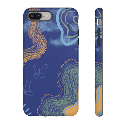 Artistic Phone Case, Abstract Phone Cover, Gift for Her, Modern Design, Boho Phone Case, Unique Phone Accessories