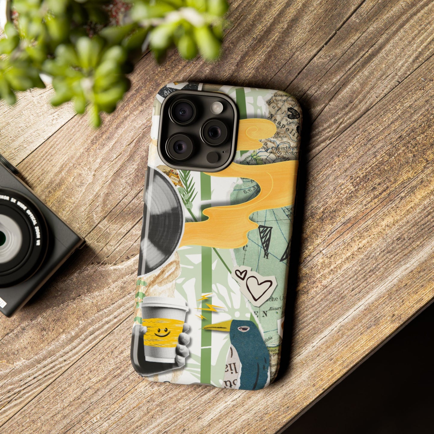 Artistic Phone Case, Unique Cell Phone Cover, Trendy Gifts for Music Lovers, Eco-Friendly Phone Accessory, Stylish Tech Gifts, Cool Cases, Unique Phone Cases