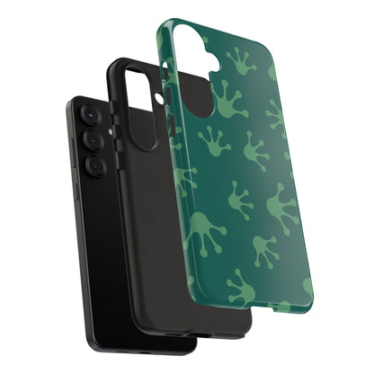 Frog Print Phone Case, Nature Lover Gift, Eco-Friendly Cover, Fun Green Design, Unique Frog Accessories