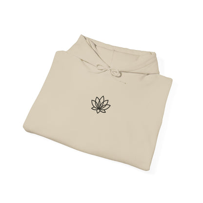 Lotus and Sunset Unisex Hoodie - Cozy Gift for Mindfulness, Meditation, or Nature Lovers, Perfect for Fall and Winter