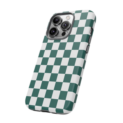 Stylish Checkered Phone Case, Protective Cover, Unique Gift, Trendy Accessory, Customizable Design, Ideal for All Ages