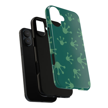 Frog Print Phone Case, Nature Lover Gift, Eco-Friendly Cover, Fun Green Design, Unique Frog Accessories