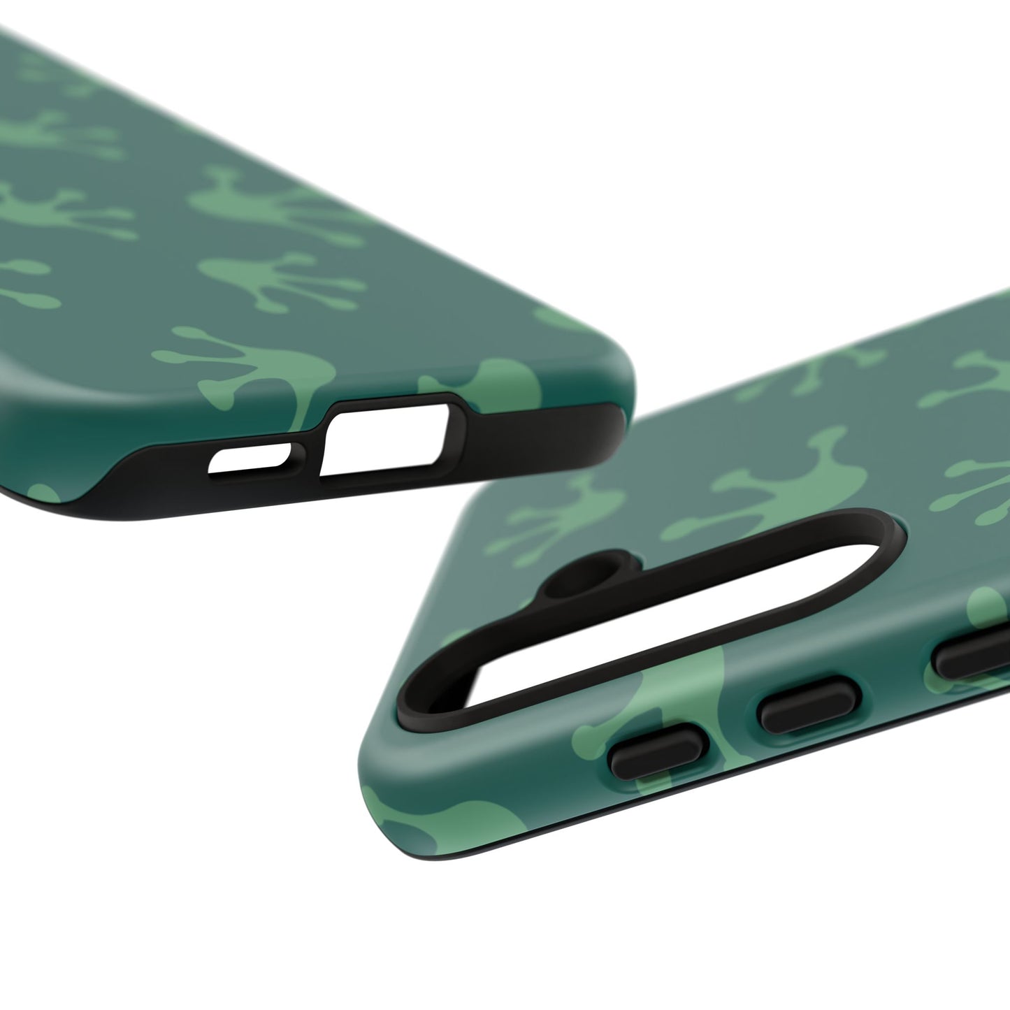Frog Print Phone Case, Nature Lover Gift, Eco-Friendly Cover, Fun Green Design, Unique Frog Accessories