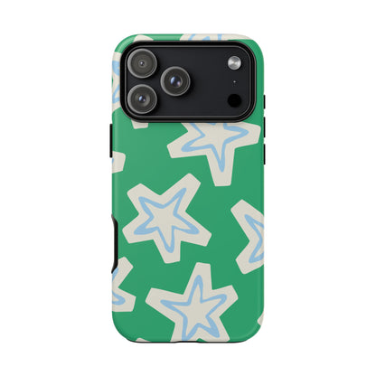 Retro Star Pattern Phone Case | Tough Cases, Colorful Cover for Phones, Phone Accessories, Gift for Her, Trendy Cases