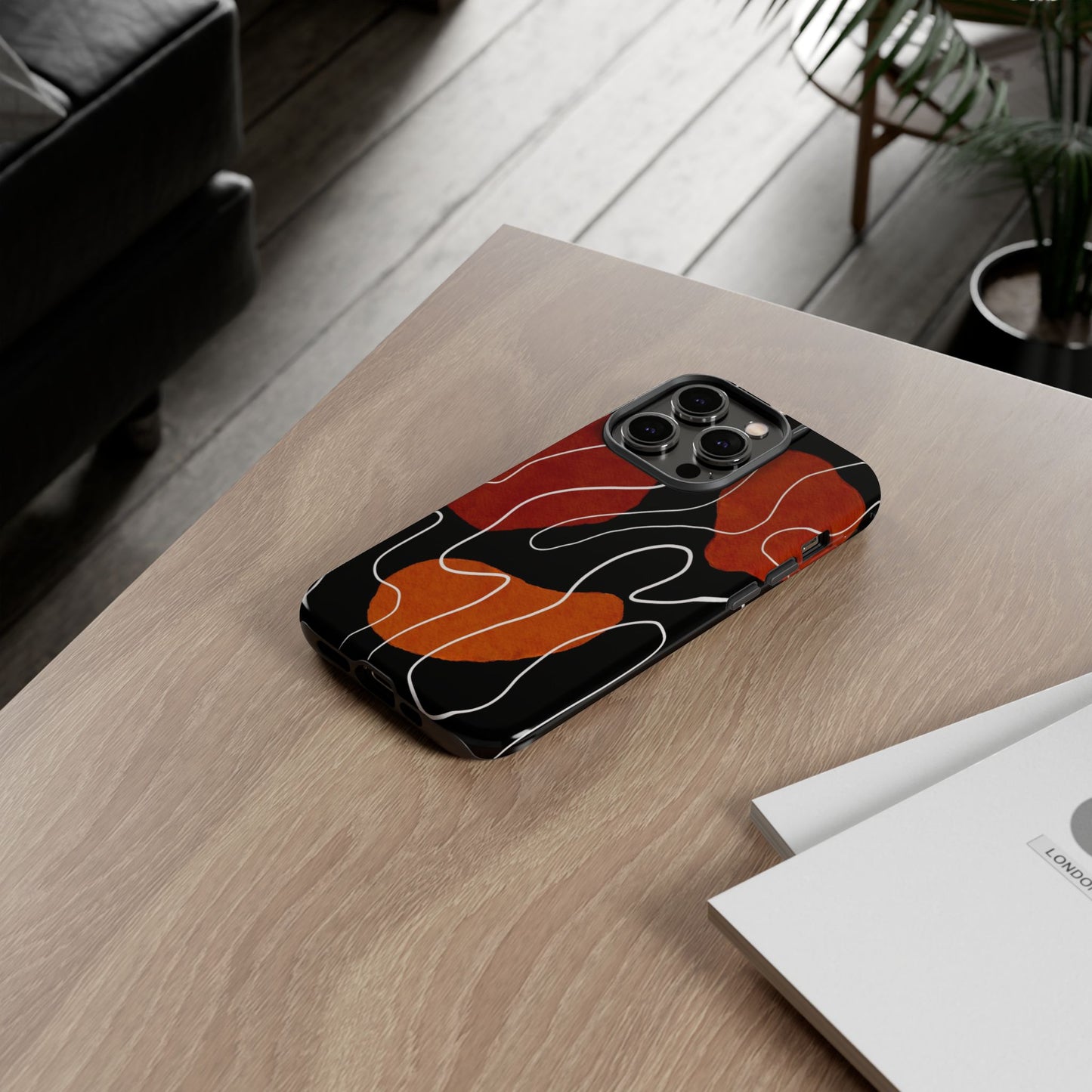 Stylish Phone Case with Abstract Design, Tough Cases for Modern Life, Trendy Phone Accessory, Unique Gift Idea, Holiday Present