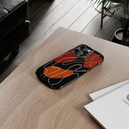 Stylish Phone Case with Abstract Design, Tough Cases for Modern Life, Trendy Phone Accessory, Unique Gift Idea, Holiday Present