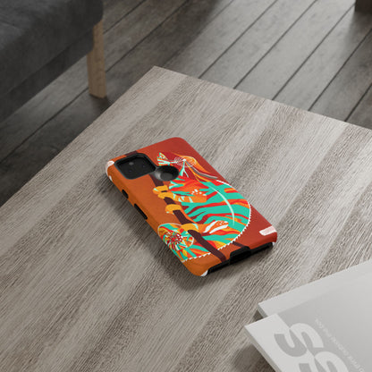 Chameleon Phone Case - Vibrant Artistic Design, Tough Cases for Animal Lovers, Unique Gift, Eco-Friendly Protection