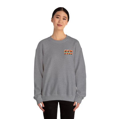 Funky Fish Crewneck Sweatshirt - Zen Frog Cozy & Calm Vibes for All, Perfect Gift for Nature Lovers, Relaxation, and Casual Wear