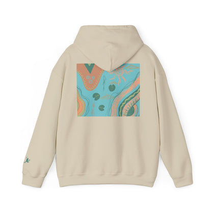Chic Abstract Art Hoodie for Comfort & Style, Unisex Pullover, Cozy Sweatshirt, Trendy Gift for Art Lovers, Casual Outfit Must-Have