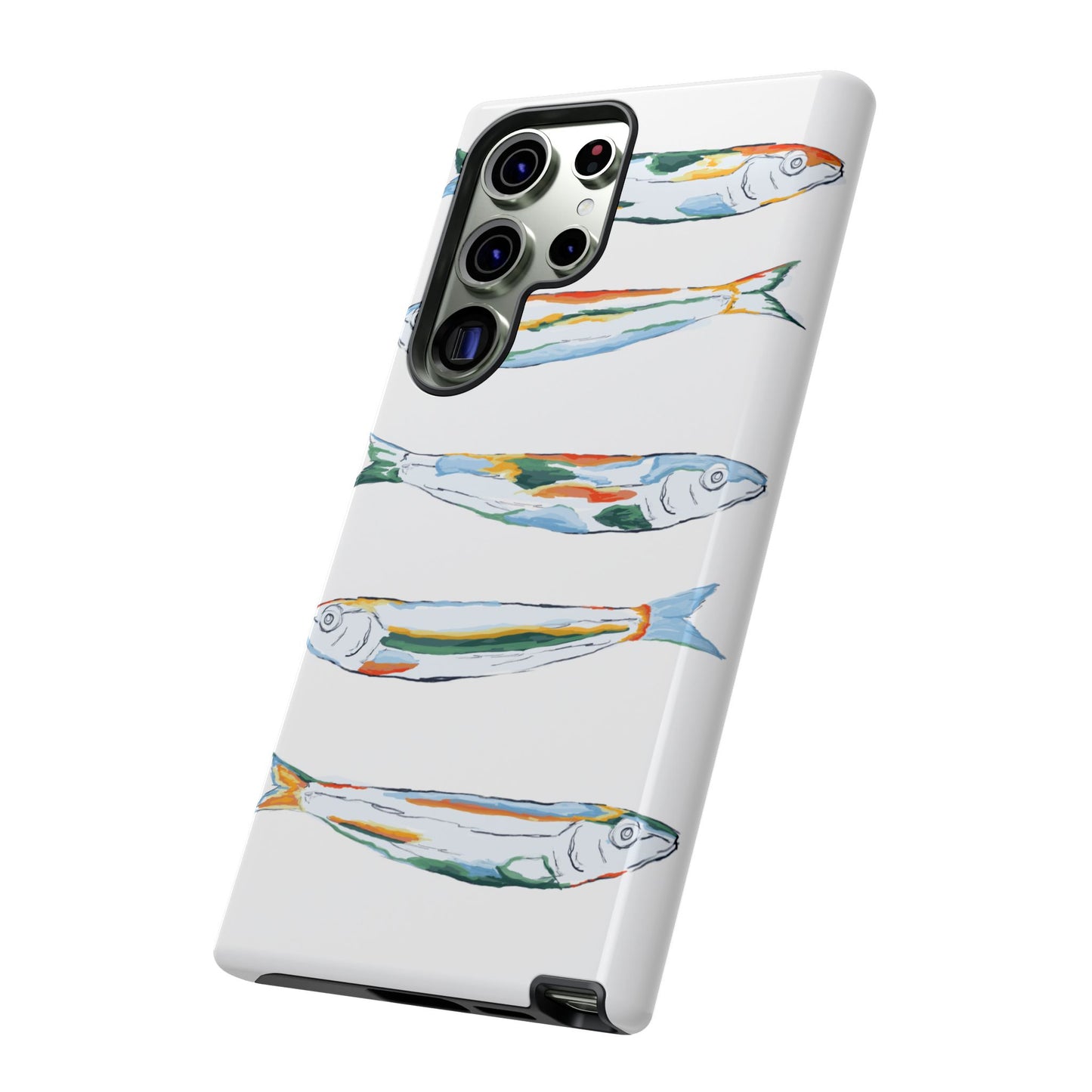 Tough Cases – Artistic Fish Design Phone Case, Unique Gift for Aquatic Lovers, Perfect for Birthdays, Holidays, and Everyday Use, Quirky Cases, Fun Phone Cases