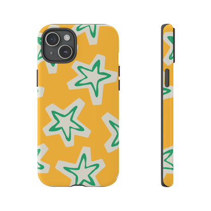 Retro Star Pattern Phone Case | Tough Cases, Colorful Cover for Phones, Phone Accessories, Gift for Her, Trendy Cases
