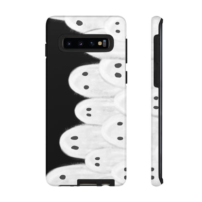 Painted Ghosts Phone Case | Ghostly Tough Phone Case for Spooky Style, Halloween Gift, Phone Cover, Ghost Theme, Unique Accessory, Spooky Season, Viral Painted Ghosts Inspired Design