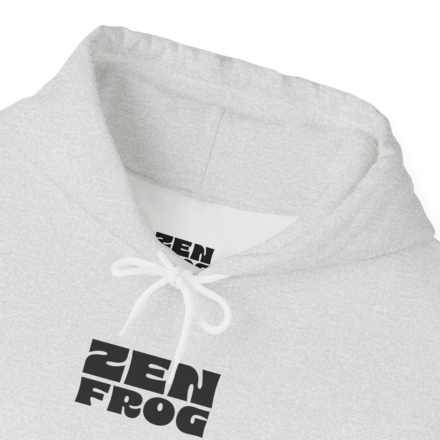 Zen Frog Octopus Unisex Heavy Blend Hooded Sweatshirt, Cozy Graphic Hoodie, Gift for Ocean Lovers, Unique Casual Wear, Relaxed Style