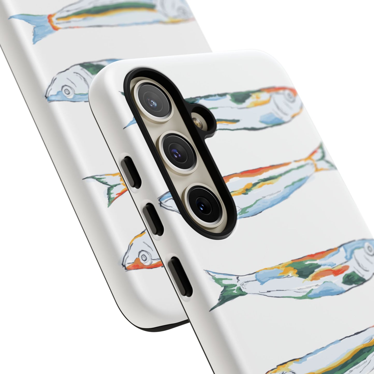 Tough Cases – Artistic Fish Design Phone Case, Unique Gift for Aquatic Lovers, Perfect for Birthdays, Holidays, and Everyday Use, Quirky Cases, Fun Phone Cases