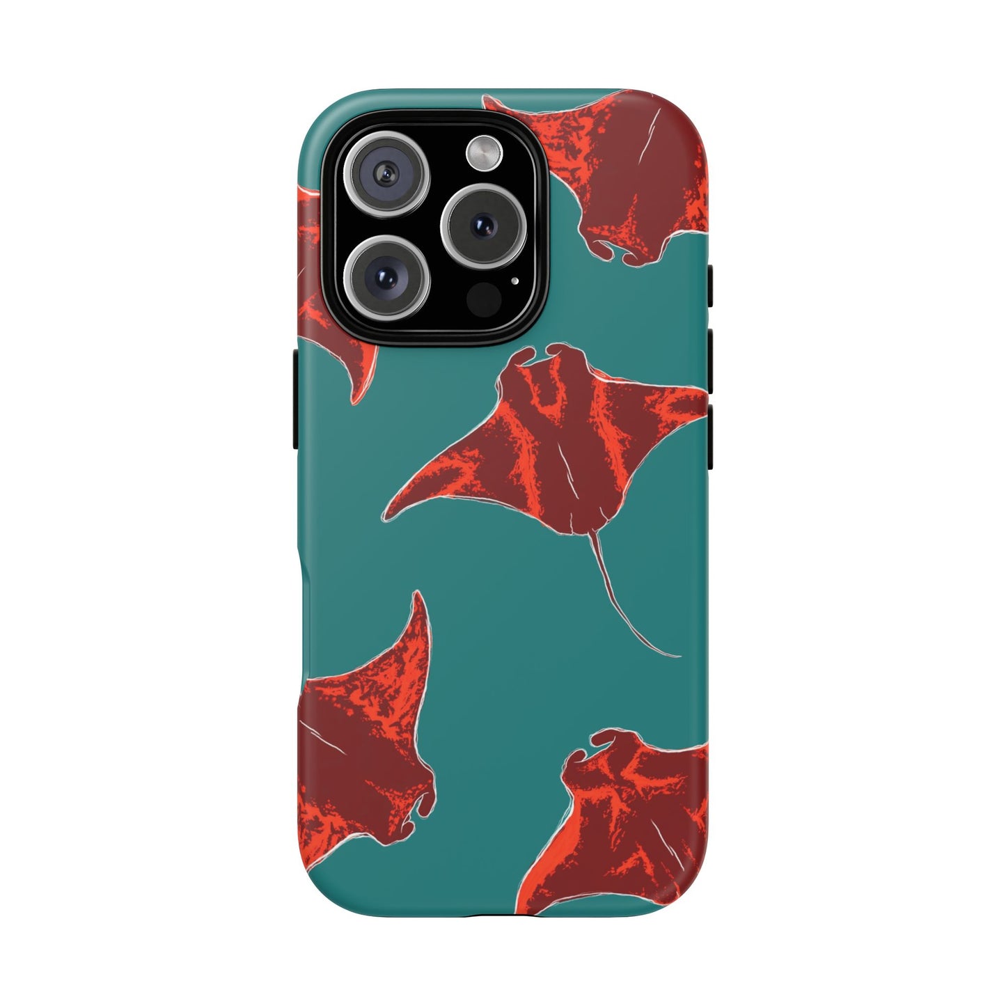 Manta Ray Phone Case, Tropical Phone Cover, Ocean Vibe Accessories, Summer Gift Idea, Marine Animal Merchandise