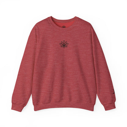 Lotus Flower Unisex Crewneck Sweatshirt, Cozy Sweatshirt, Flower Sweatshirt, Gift for Her, Casual Wear, Spring Fashion