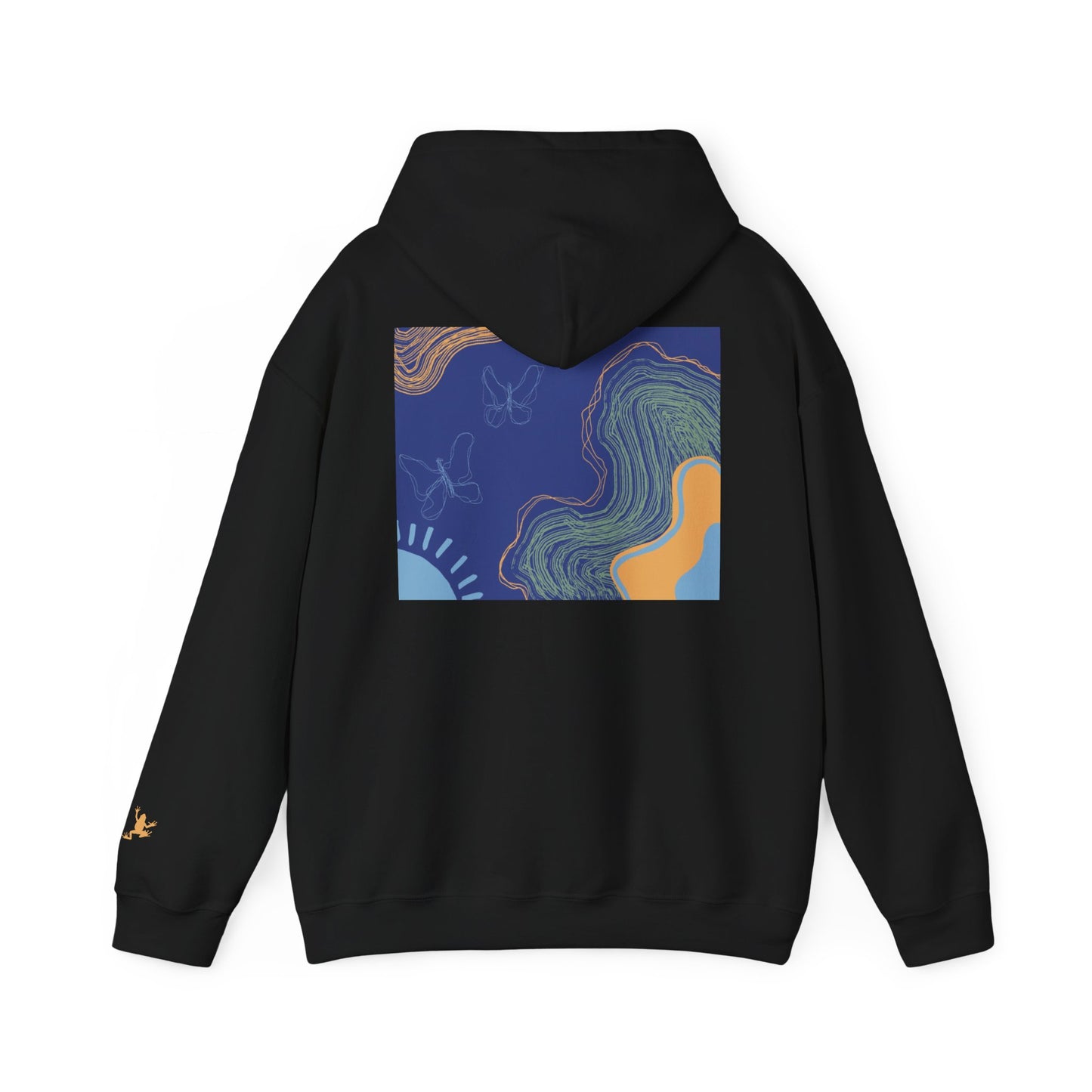 Unisex Heavy Blend™ Hooded Sweatshirt - Cozy Everyday Comfort, Perfect Gift for Nature Lovers and Art Enthusiasts