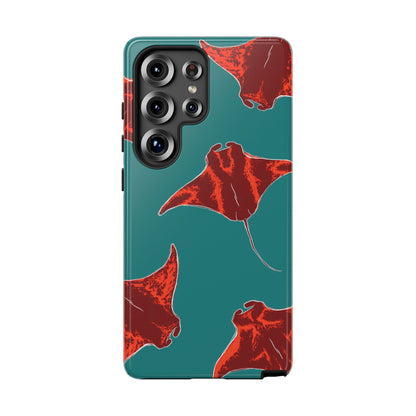 Manta Ray Phone Case, Tropical Phone Cover, Ocean Vibe Accessories, Summer Gift Idea, Marine Animal Merchandise