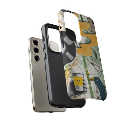Artistic Phone Case, Unique Cell Phone Cover, Trendy Gifts for Music Lovers, Eco-Friendly Phone Accessory, Stylish Tech Gifts, Cool Cases, Unique Phone Cases