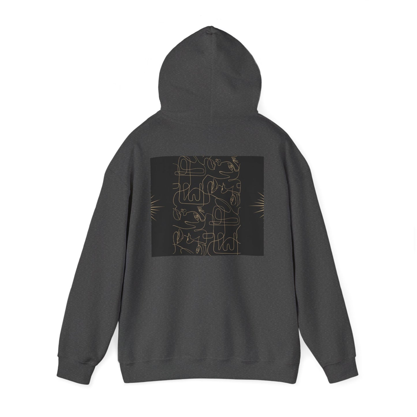 Lotus Design Hooded Sweatshirt, Unisex Hoodie, Cozy Fashion, Yoga Gift, Spiritual Apparel, Meditation Wear, Gift for Him, Gift for Her, Fall Crewneck, Autumn Vibes