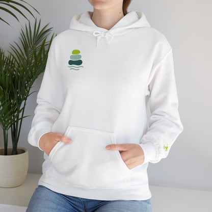 Nature-Inspired Unisex Hooded Sweatshirt, Comfortable Pullover, Casual Clothing, Eco-Friendly Gift, Chill Vibe Hoodie, Relaxing Outfit