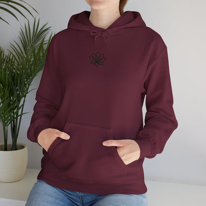Lotus Sunshine Unisex Hoodie, Cozy Sweatshirt for Relaxation, Nature Lovers Gift, Everyday Comfort, Inspirational Outfit, Gift for Him, Gift for Her, Abstract Crewneck