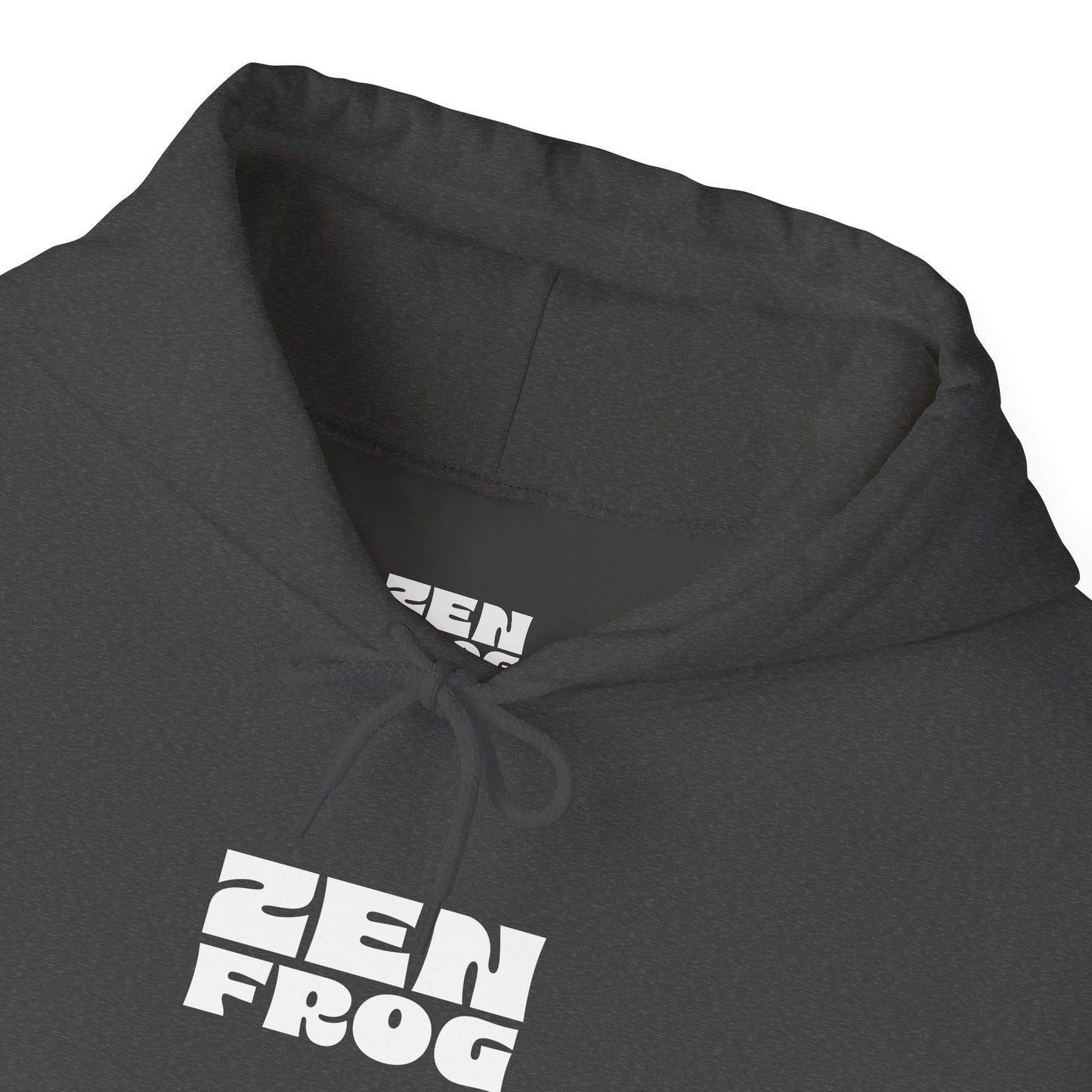 Zen Frog Octopus Unisex Heavy Blend Hooded Sweatshirt, Cozy Graphic Hoodie, Gift for Ocean Lovers, Unique Casual Wear, Relaxed Style