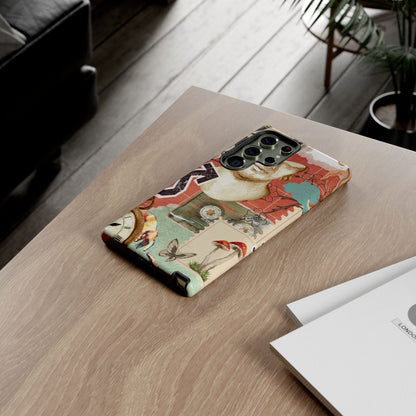 Artistic iPhone Case, Tough Cases with Vintage Design, Unique Phone Cover, Gift for Art Lovers, Protective Case for All Occasions, Vintage Collage Art
