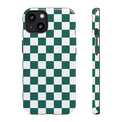 Stylish Checkered Phone Case, Protective Cover, Unique Gift, Trendy Accessory, Customizable Design, Ideal for All Ages