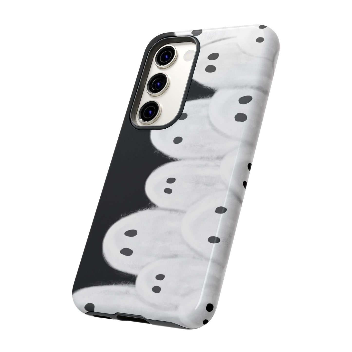 Painted Ghosts Phone Case | Ghostly Tough Phone Case for Spooky Style, Halloween Gift, Phone Cover, Ghost Theme, Unique Accessory, Spooky Season, Viral Painted Ghosts Inspired Design