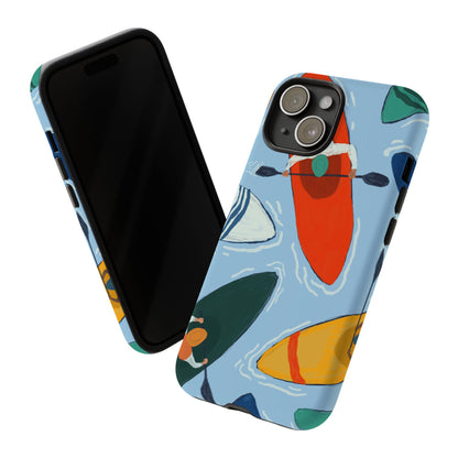 Kayak Phone Case - Tough Cases for Outdoor Enthusiasts, Birthday Gifts, Adventure Gear, Kayaking Accessories, Nature Lover Decor, Artsy Phone Cases