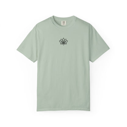 Lotus Bloom Unisex T-shirt, Soft Cotton Tee, Spiritual Gift, Meditation Wear, Casual Daily Outfit, Nature Lover Apparel